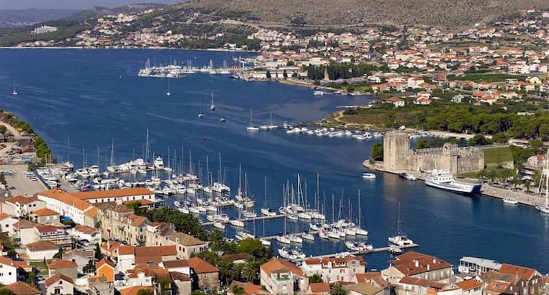 Trogir town quay — Split-Trogir-Šibenik region context