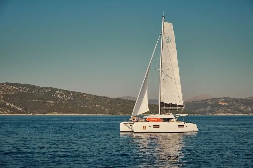 Late May Croatian coast — first beach days, Mistral building